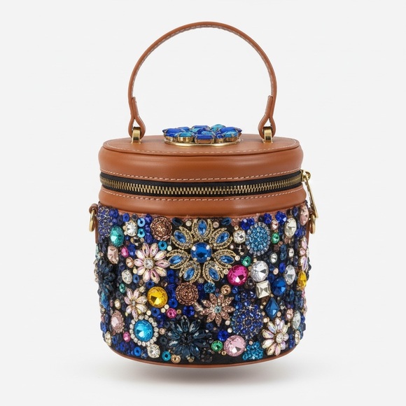 Handbags - Handmade to order! Embellished Bucket Bag!